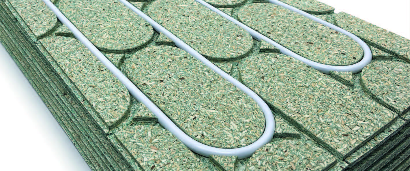 JSD P5 deska s trubkami podlahového topení